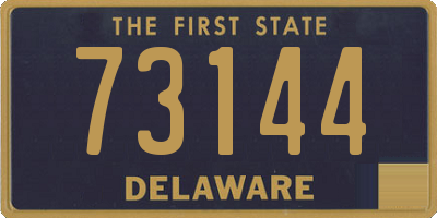 DE license plate 73144