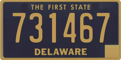 DE license plate 731467