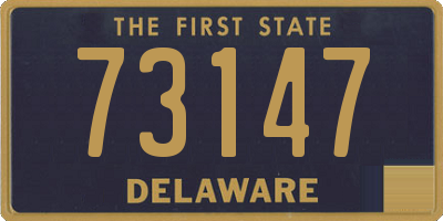 DE license plate 73147