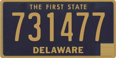DE license plate 731477
