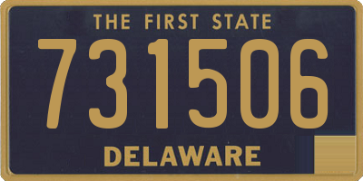 DE license plate 731506