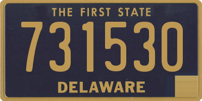 DE license plate 731530