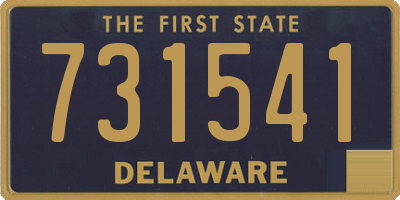 DE license plate 731541