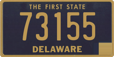DE license plate 73155