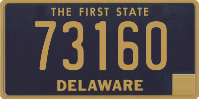 DE license plate 73160
