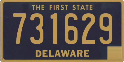 DE license plate 731629
