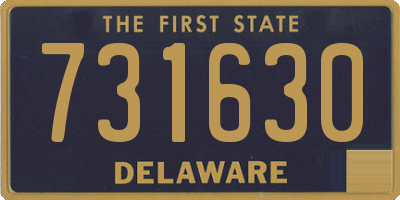DE license plate 731630
