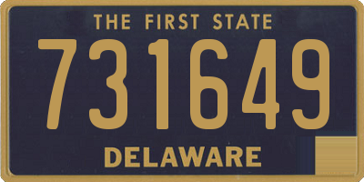 DE license plate 731649