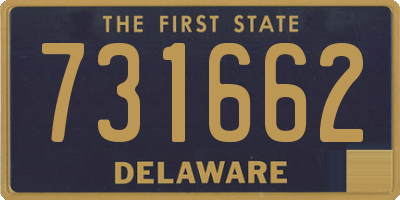 DE license plate 731662