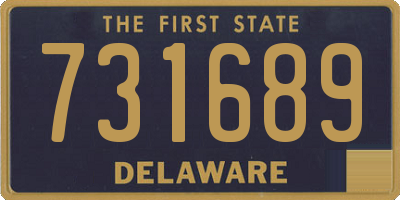 DE license plate 731689