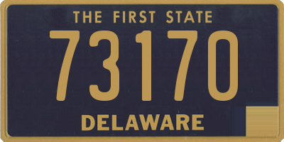DE license plate 73170