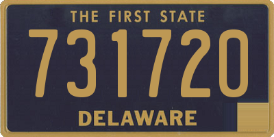 DE license plate 731720