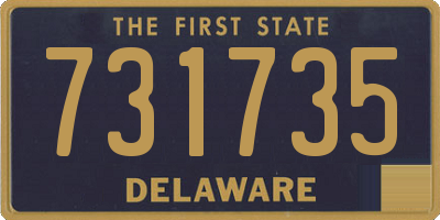 DE license plate 731735
