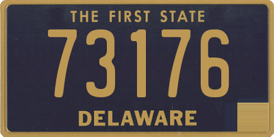 DE license plate 73176