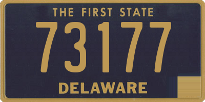DE license plate 73177