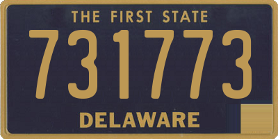 DE license plate 731773