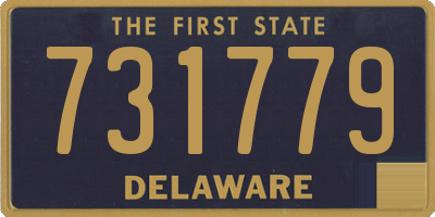 DE license plate 731779