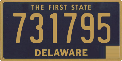 DE license plate 731795