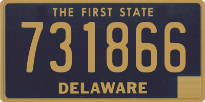 DE license plate 731866
