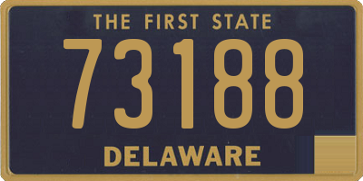 DE license plate 73188