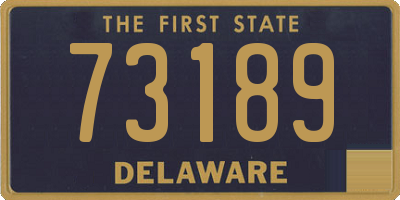 DE license plate 73189