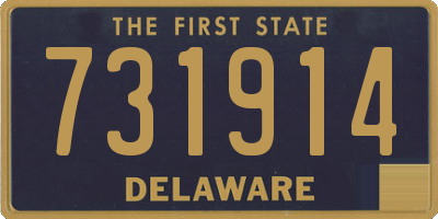 DE license plate 731914