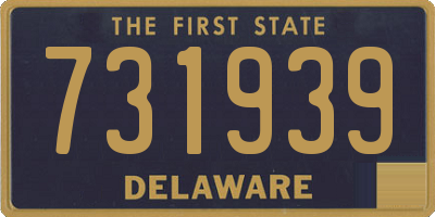 DE license plate 731939