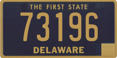DE license plate 73196