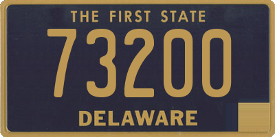 DE license plate 73200