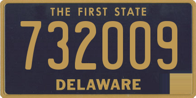 DE license plate 732009