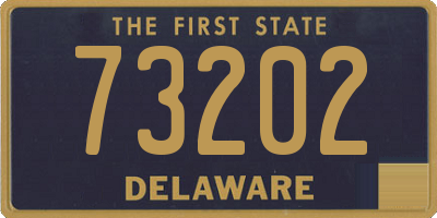DE license plate 73202