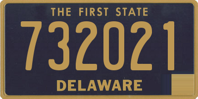 DE license plate 732021