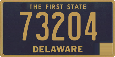 DE license plate 73204
