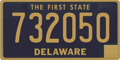 DE license plate 732050