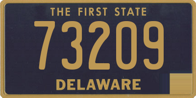 DE license plate 73209