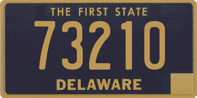 DE license plate 73210