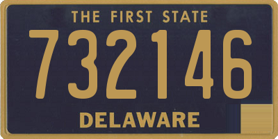 DE license plate 732146