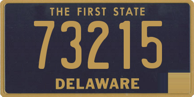 DE license plate 73215