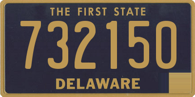 DE license plate 732150