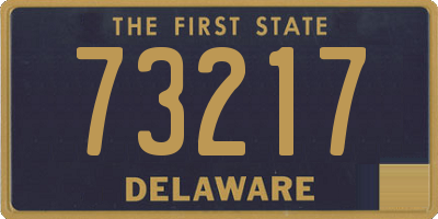 DE license plate 73217