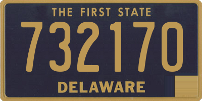 DE license plate 732170