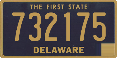 DE license plate 732175
