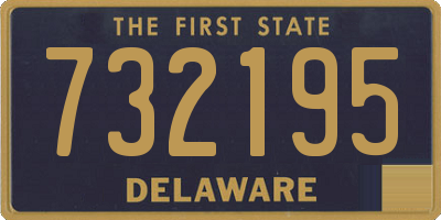 DE license plate 732195