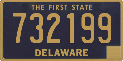 DE license plate 732199