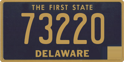 DE license plate 73220