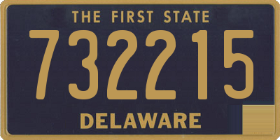 DE license plate 732215