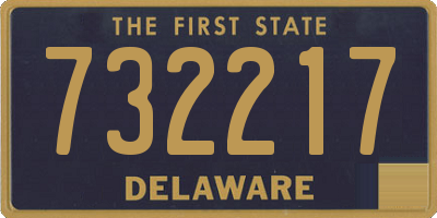 DE license plate 732217