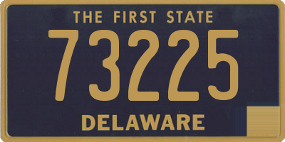 DE license plate 73225