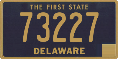 DE license plate 73227