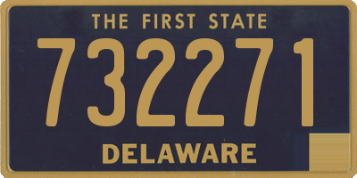 DE license plate 732271